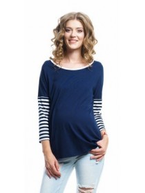 Блузка синяя для беременных