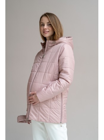 Куртка демисезонная розовая для беременных